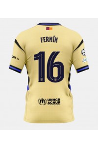 Fotbalové Dres Barcelona Fermin Lopez #16 Venkovní Oblečení 2025-26 Krátký Rukáv